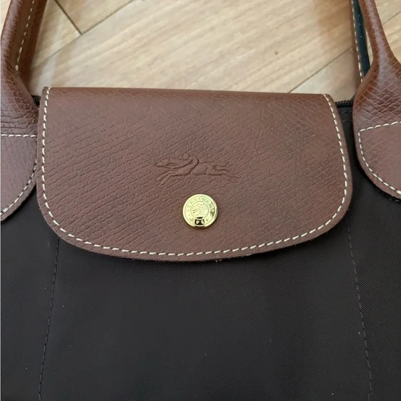 Longchamp Le Pliage Original M Tote Bag in Brown Ebony - Picture 6 of 9
